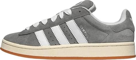 adidas grijs wit|Adidas campus schoenen grijs.